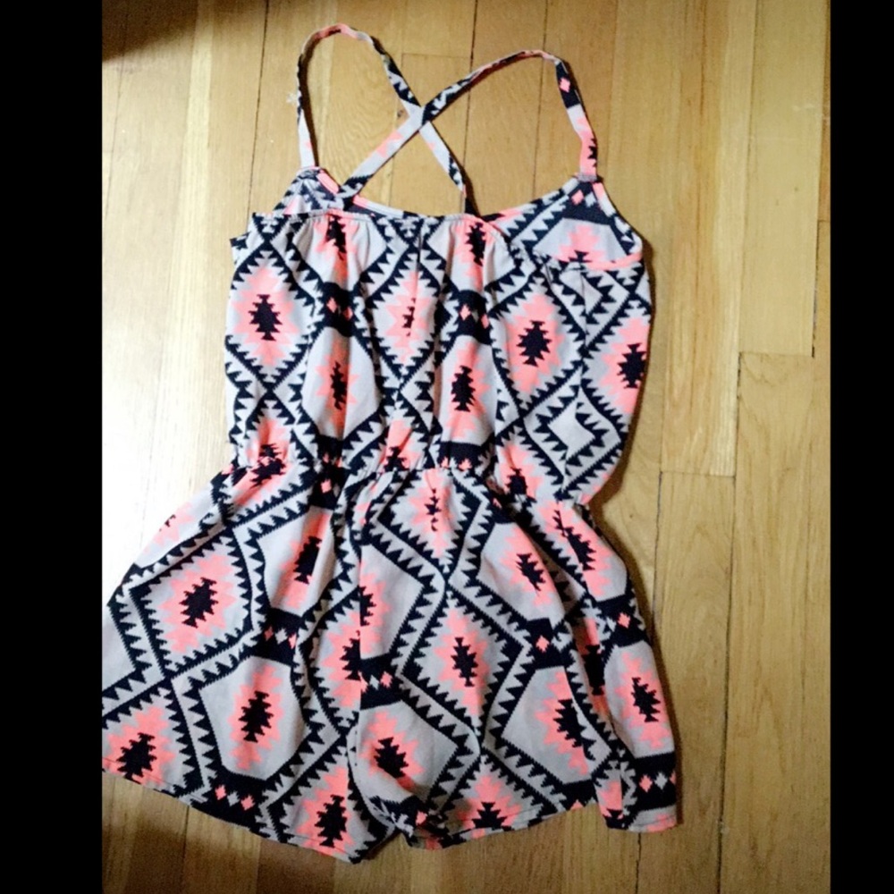 Aztec beach romper
